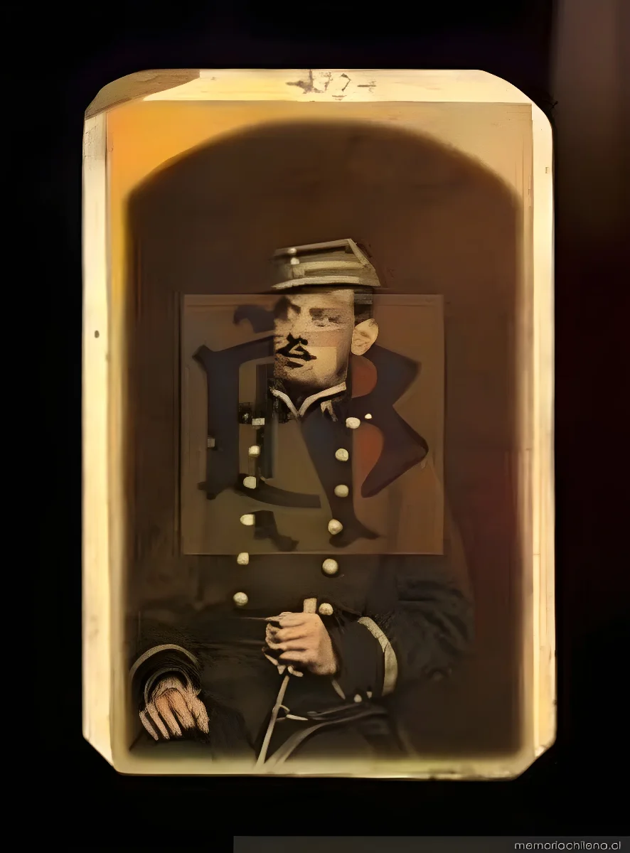 Retrato de un hombre con uniforme, 23 de junio de 1880 — 1880 | Chile de Ayer