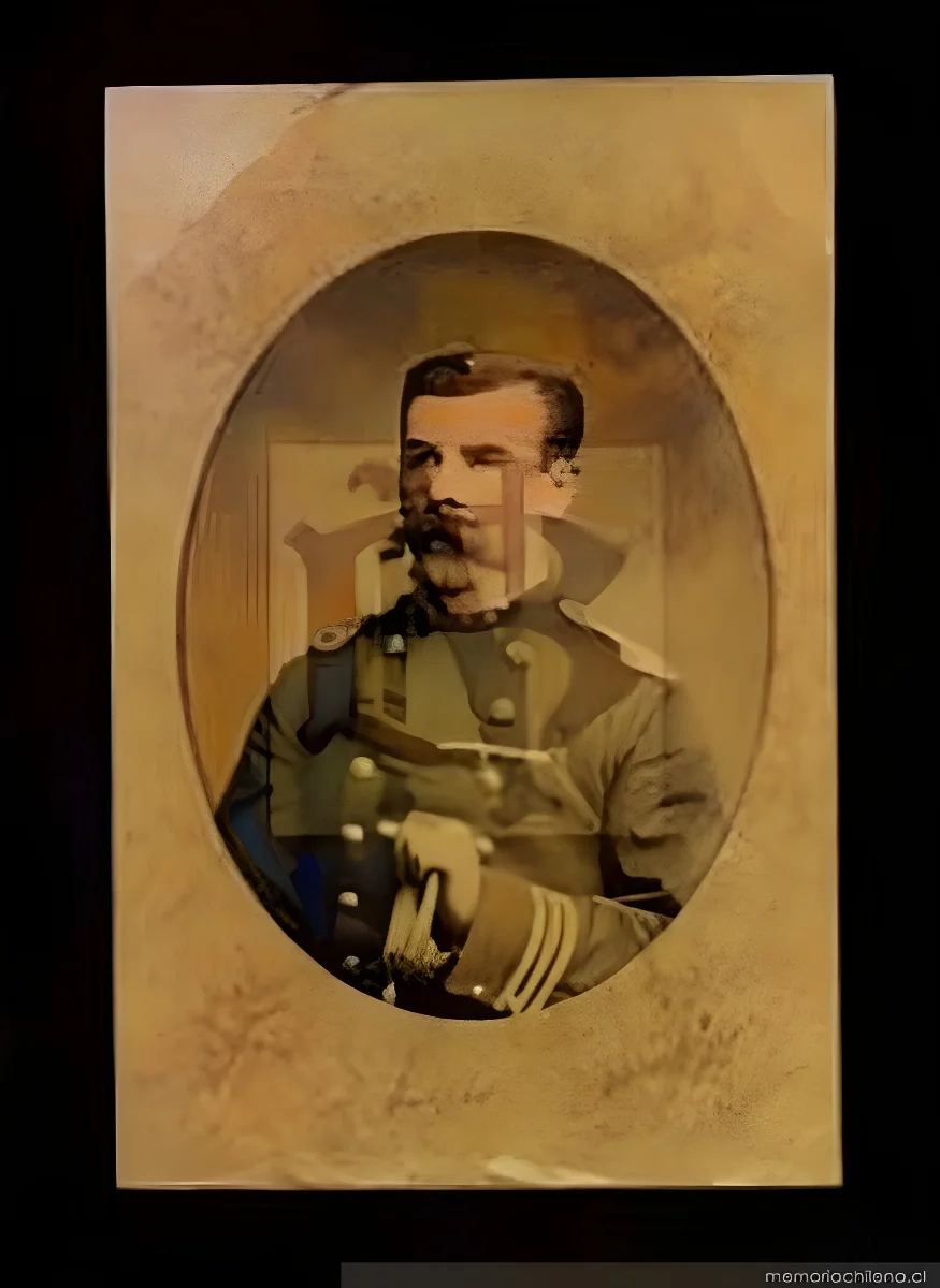 Víctor Luco, Capitán del Chacabuco, hacia 1880 — 1880 | Chile de Ayer