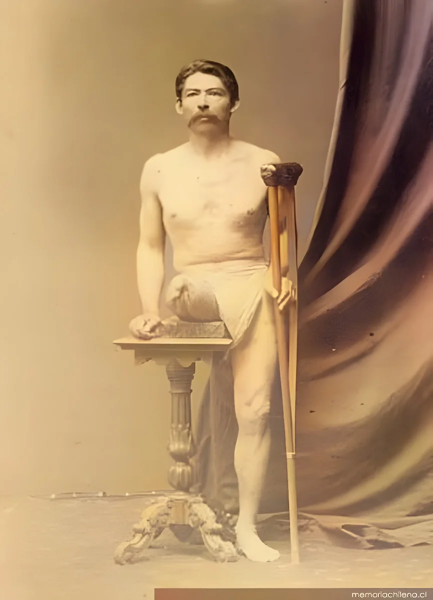 Tránsito Díaz, cabo 2º del Regimiento Atacama, hacia 1884 — 1884 | Chile de Ayer