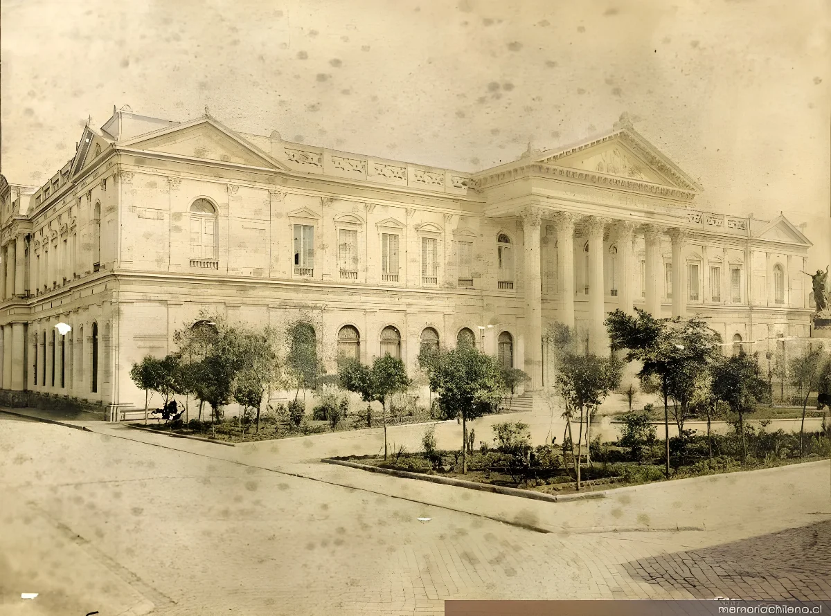 Congreso Nacional, Santiago, 1883 — 1883 | Chile de Ayer