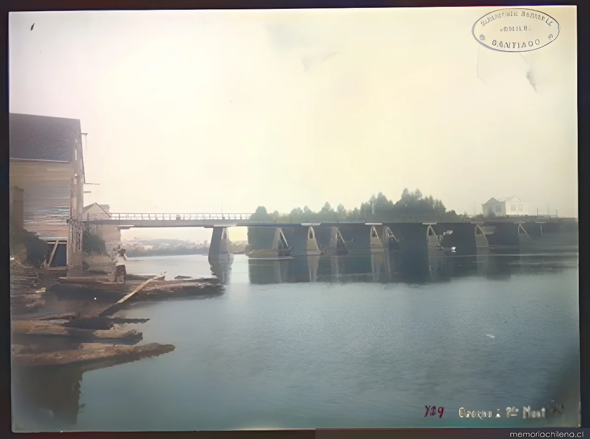 Puente ferroviario — 1910 | Chile de Ayer