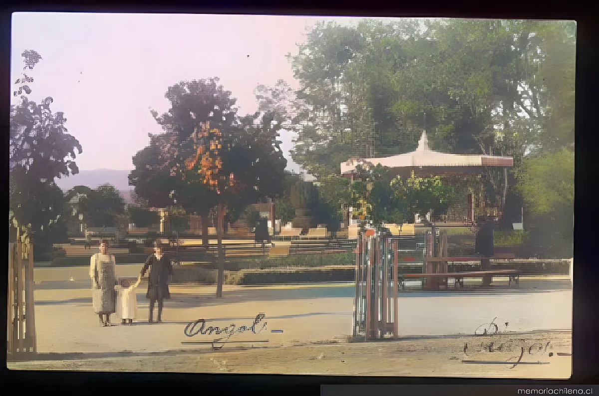 Plaza de Angol — 1940 | Chile de Ayer