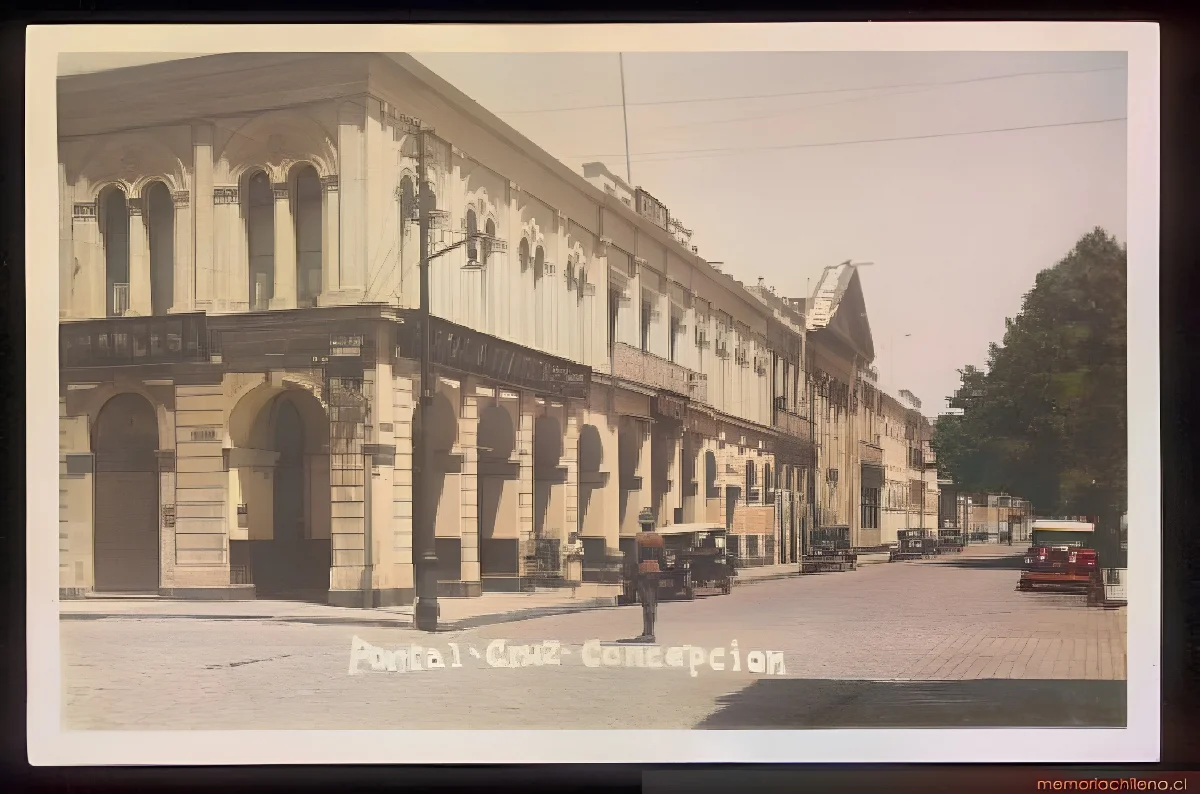 Portal Cruz, Concepción — 1934 | Chile de Ayer