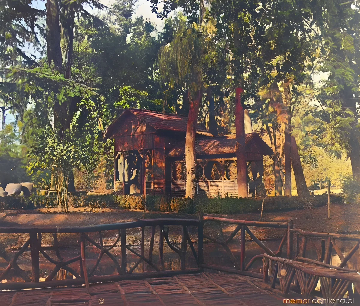 Parque Cousiño, Santiago, 1930 — 1930 | Chile de Ayer