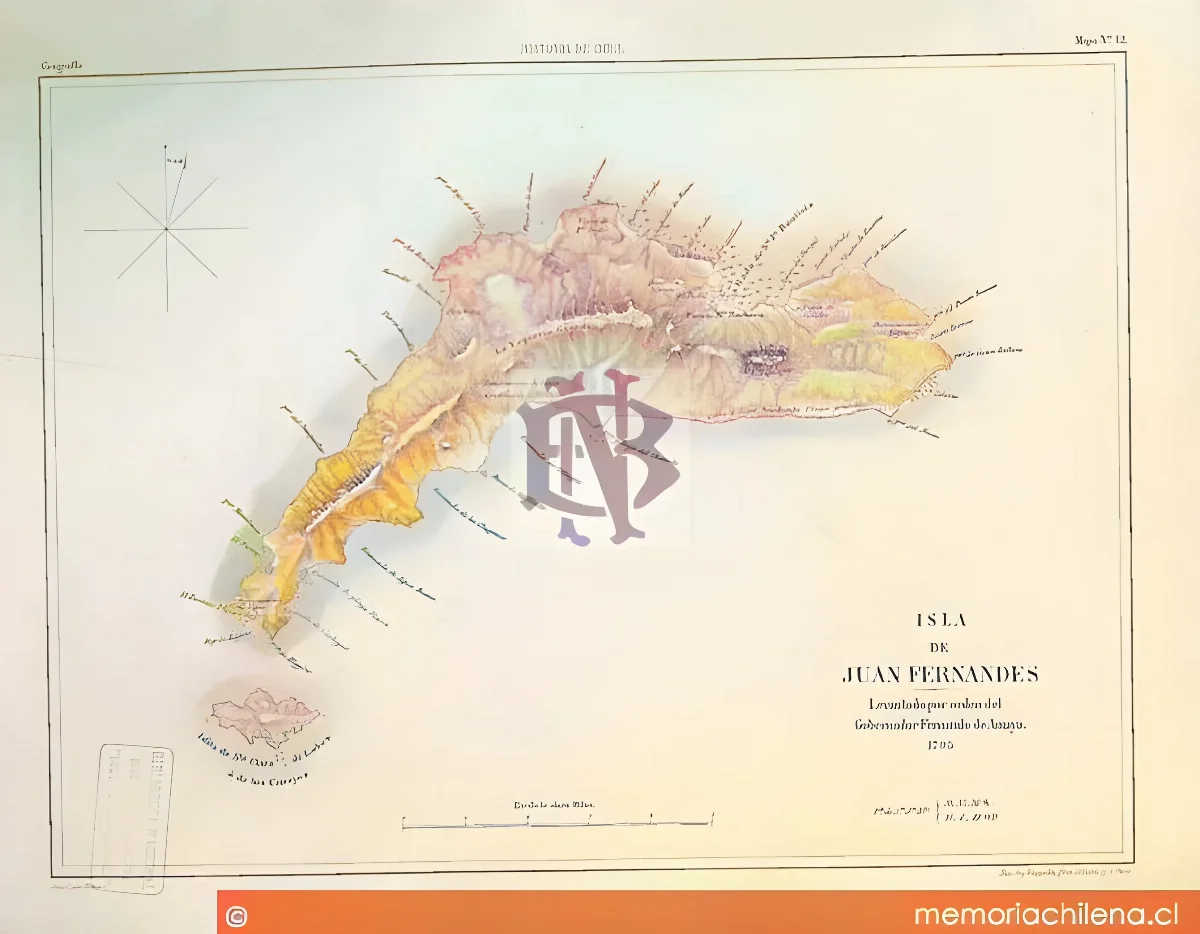 Isla de Juan Fernándes, 1795 — 1795 | Chile de Ayer