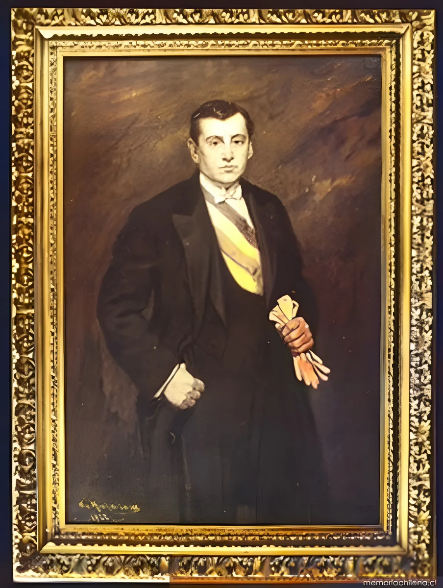Arturo Alessandri Palma, retrato formal de busto — 1920 | Chile de Ayer