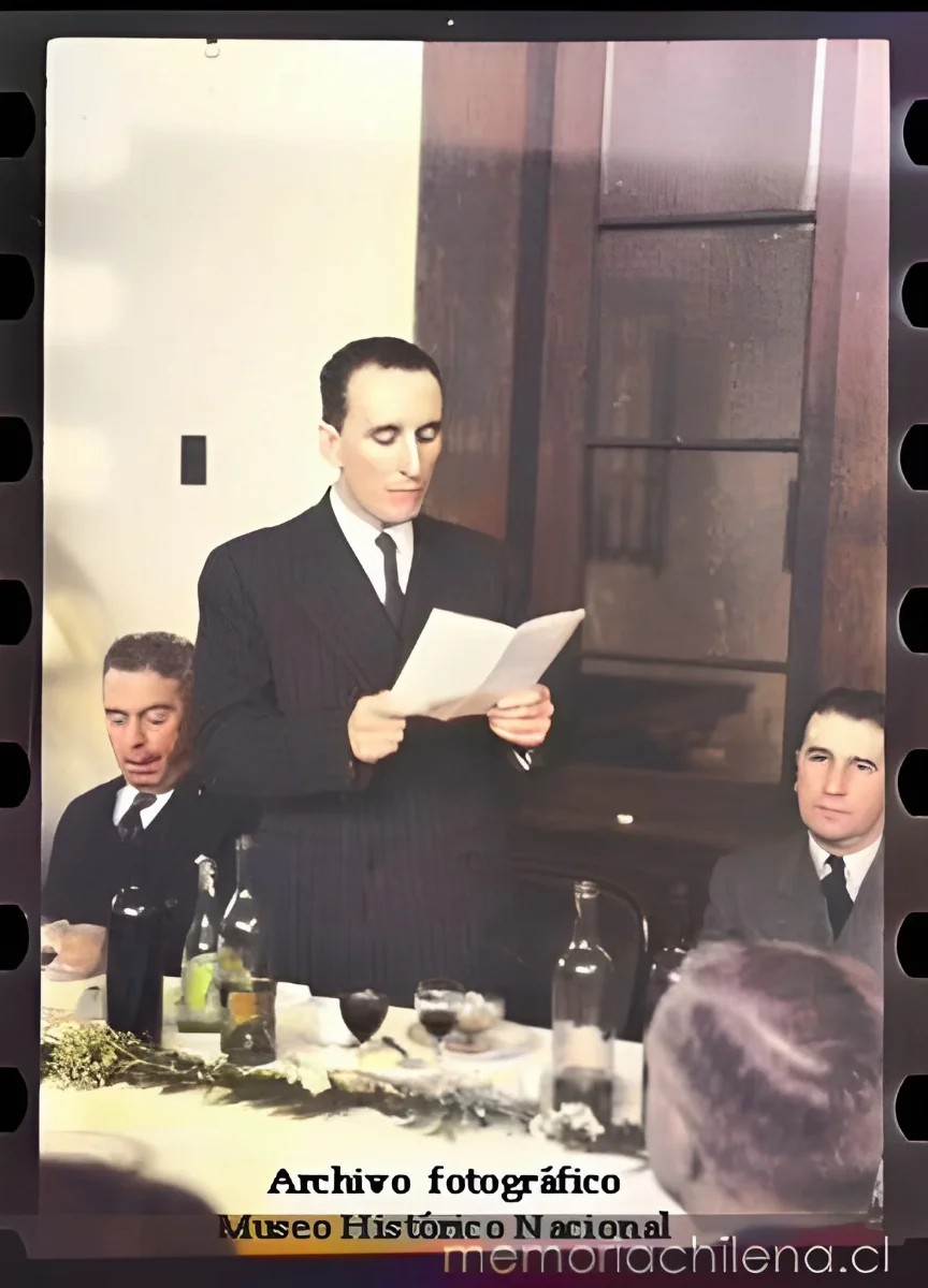 Eduardo Cruz Coke, senador conservador : 29 de mayo de 1945 — 1945 | Chile de Ayer
