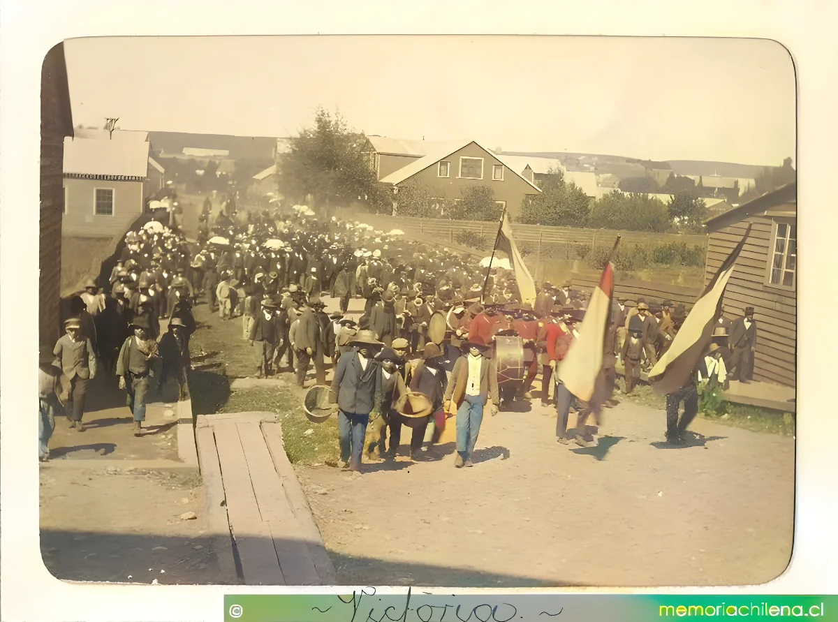 Recibimiento del Presidente Pedro Montt en Victoria, 1906 — 1906 | Chile de Ayer