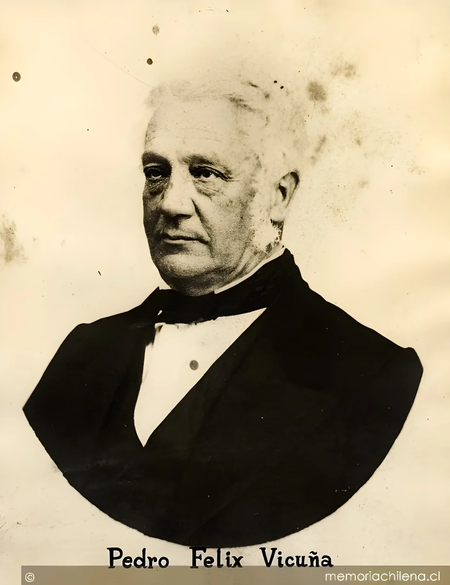 Pedro Félix Vicuña, 1805-1874 — 1845 | Chile de Ayer