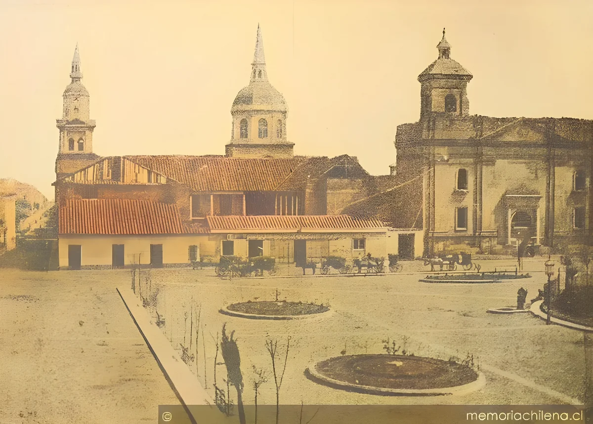 Plaza de Armas de Santiago, 1861 — 1861 | Chile de Ayer