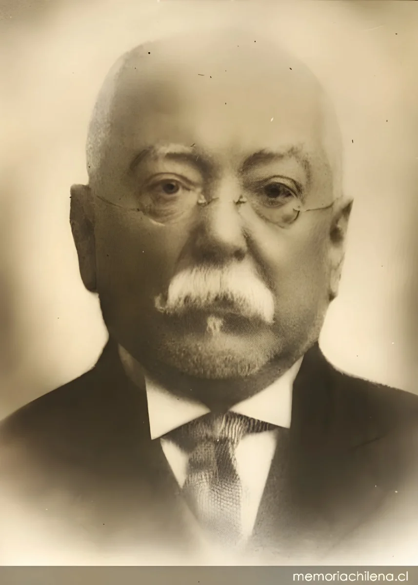 Valentín Letelier en 1918, un año antes de su muerte — 1918 | Chile de Ayer
