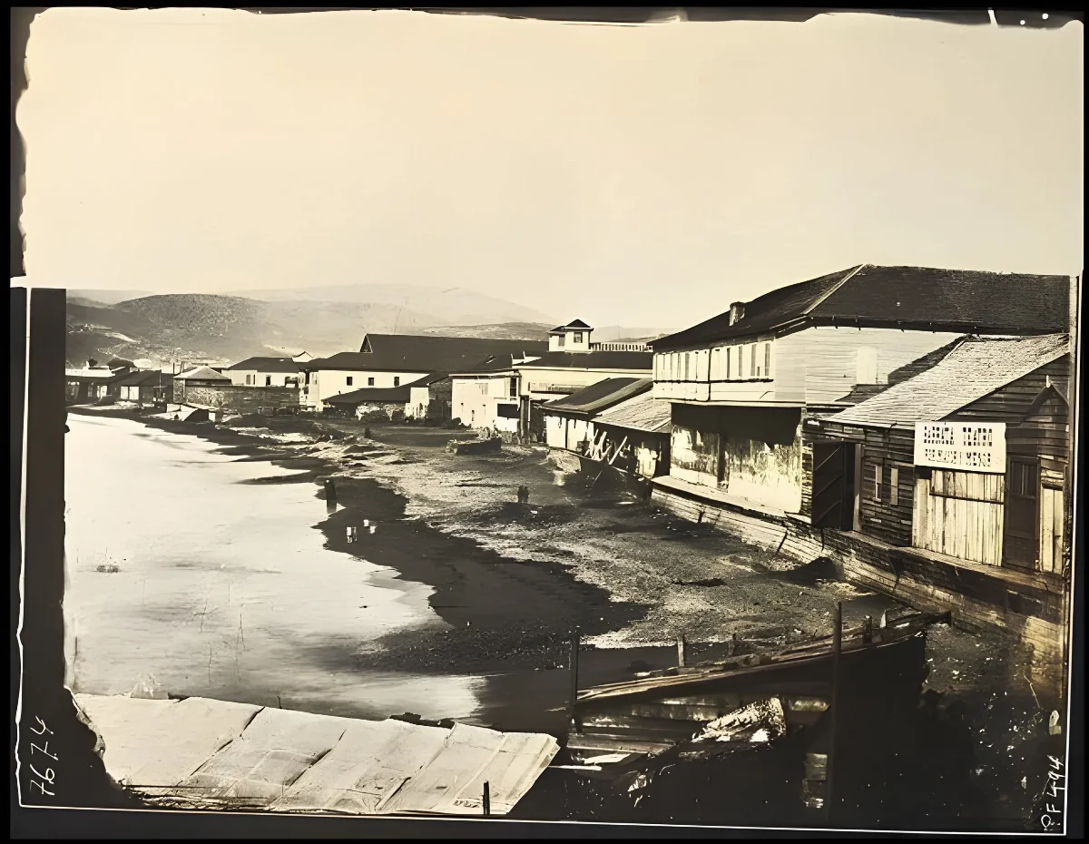 Vista histórica de Valparaíso — aprox. 1890–1930 | Chile de Ayer