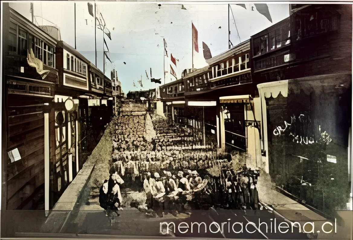 Entrada del ejército chileno a Lima, 17 de enero de 1881 — 1881 | Chile de Ayer