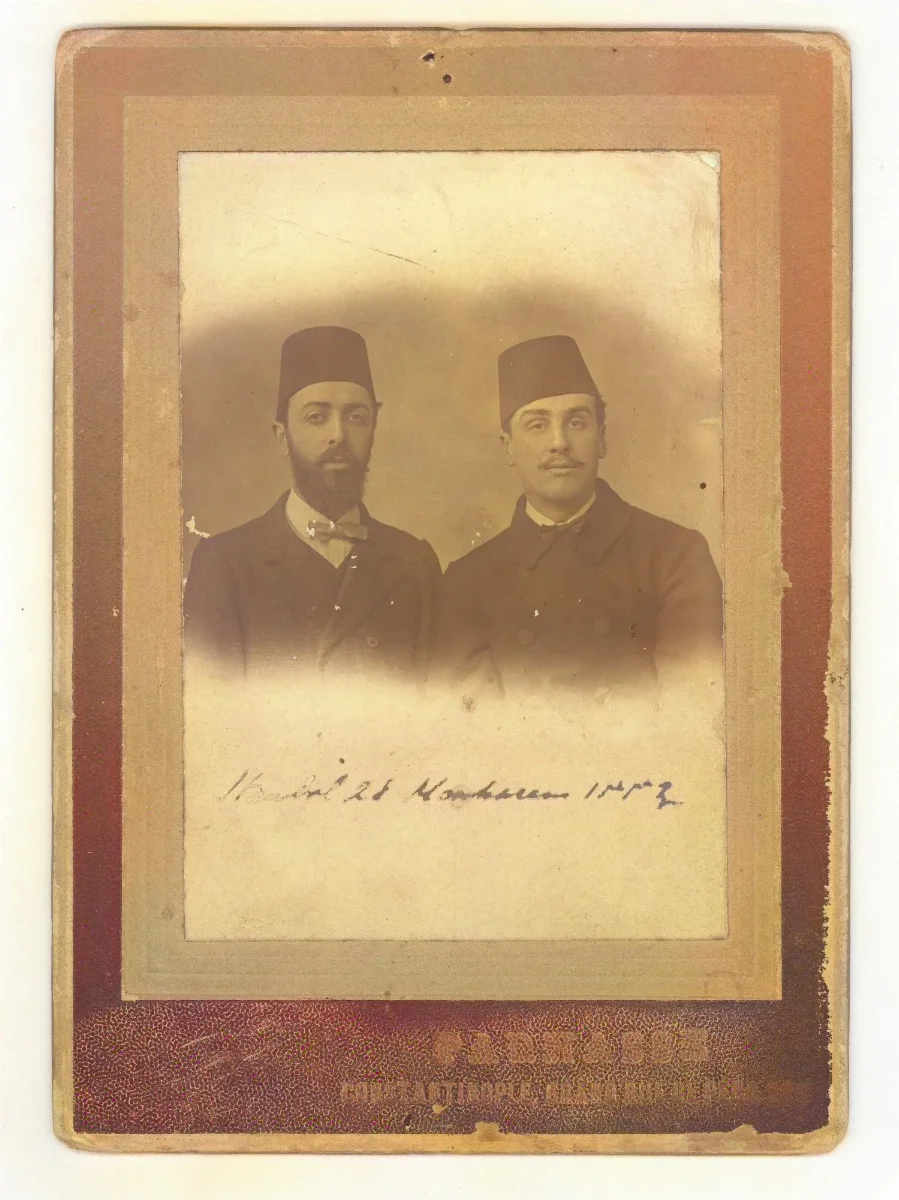 Rafael Valdés junto a Augusto D'Halmar en Estambul — aprox. 1900 | Chile de Ayer