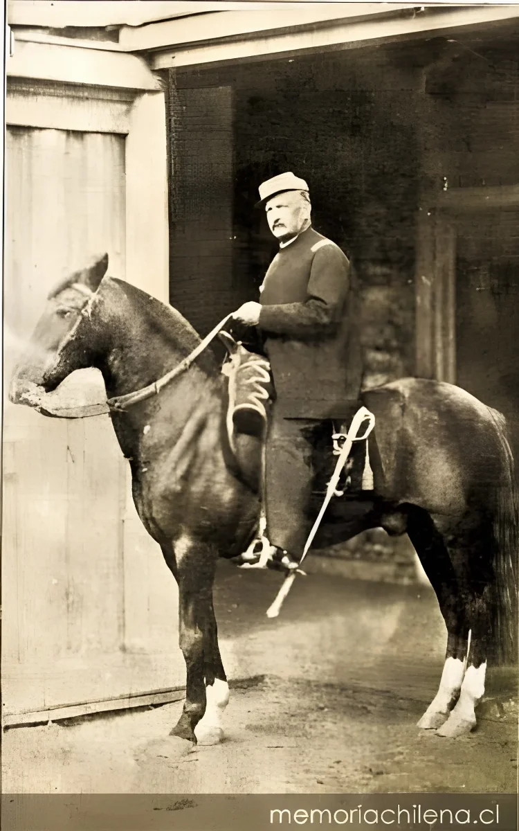 Manuel Baquedano, General en Jefe del Ejército Chileno, hacia 1880 — 1879 | Chile de Ayer