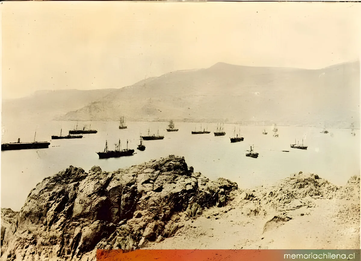Desembarco de las tropas chilenas en Pisagua, 1879 — 1879 | Chile de Ayer