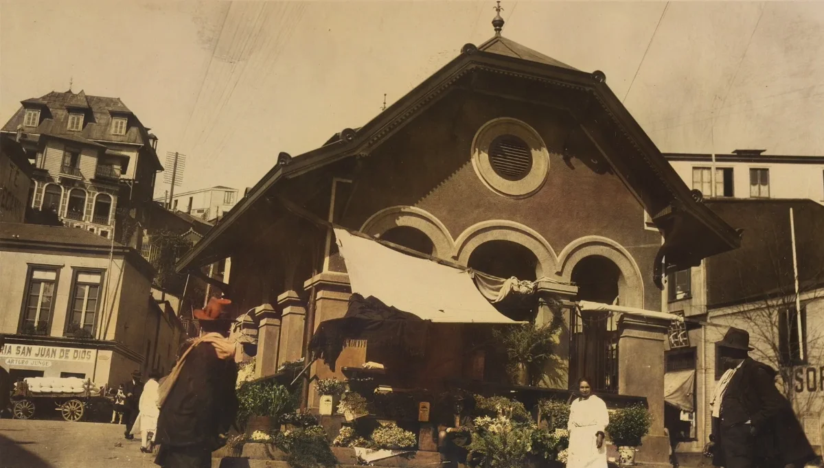 Mercado de Valparaíso — aprox. 1890–1930 | Chile de Ayer
