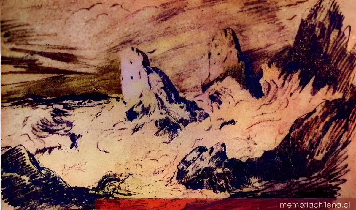 Roquerío de Constitución, hacia 1840 — 1840 | Chile de Ayer