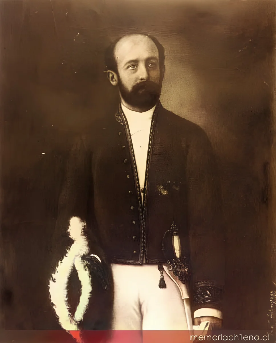 José Toribio Medina en uniforme diplomático durante su misión en España, 1886 — 1886 | Chile de Ayer