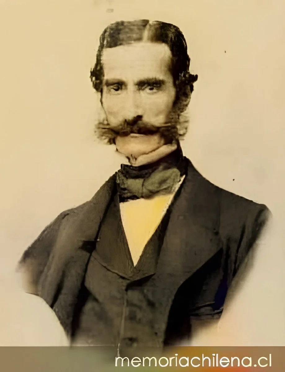 Manuel Antonio Tocornal, hacia 1860 — 1860 | Chile de Ayer
