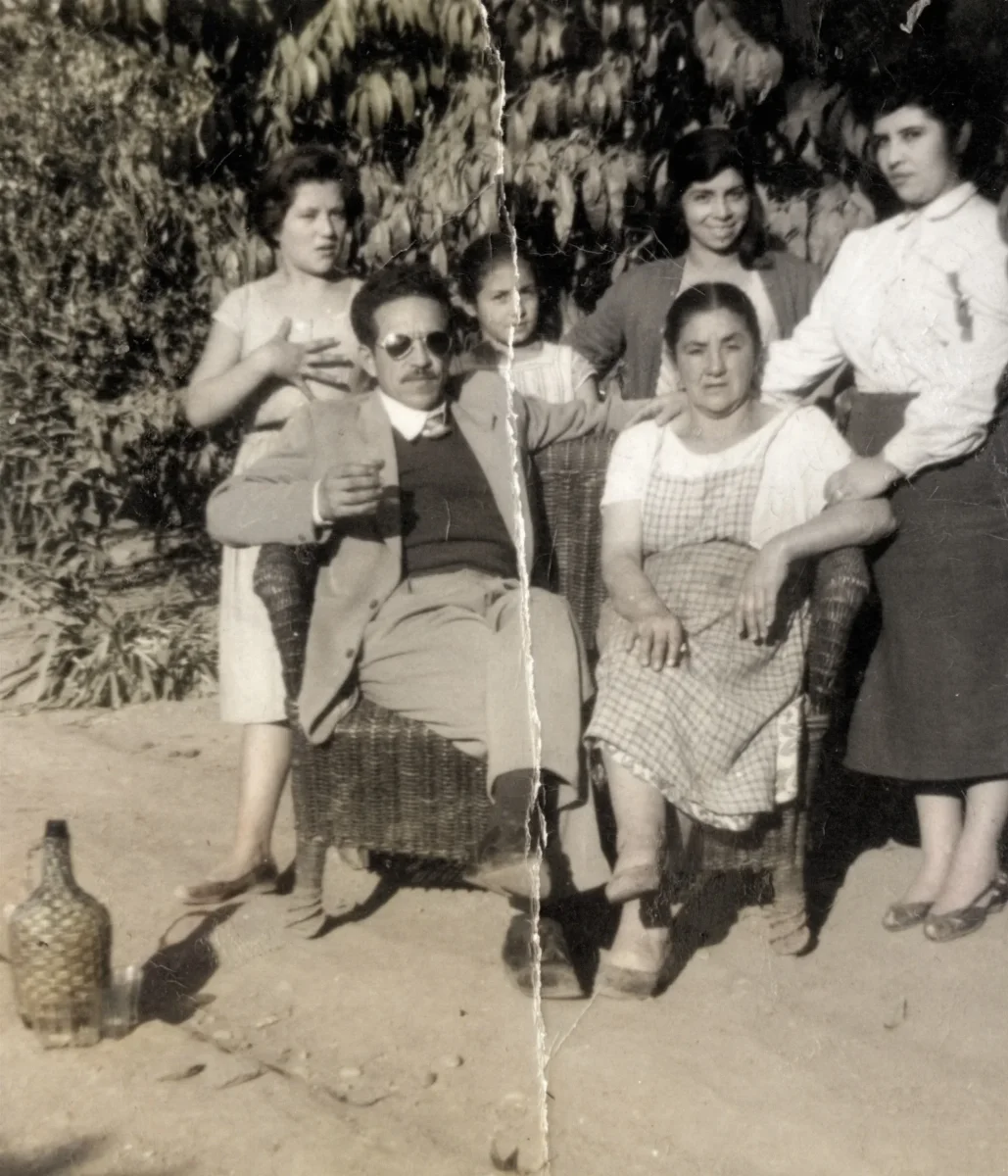 Familia Mura León — Calle Larga — 1957 | Chile de Ayer