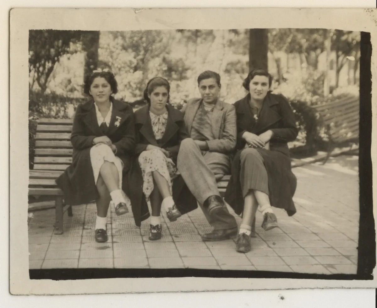 Amigos — Los Andes — 1940 | Chile de Ayer