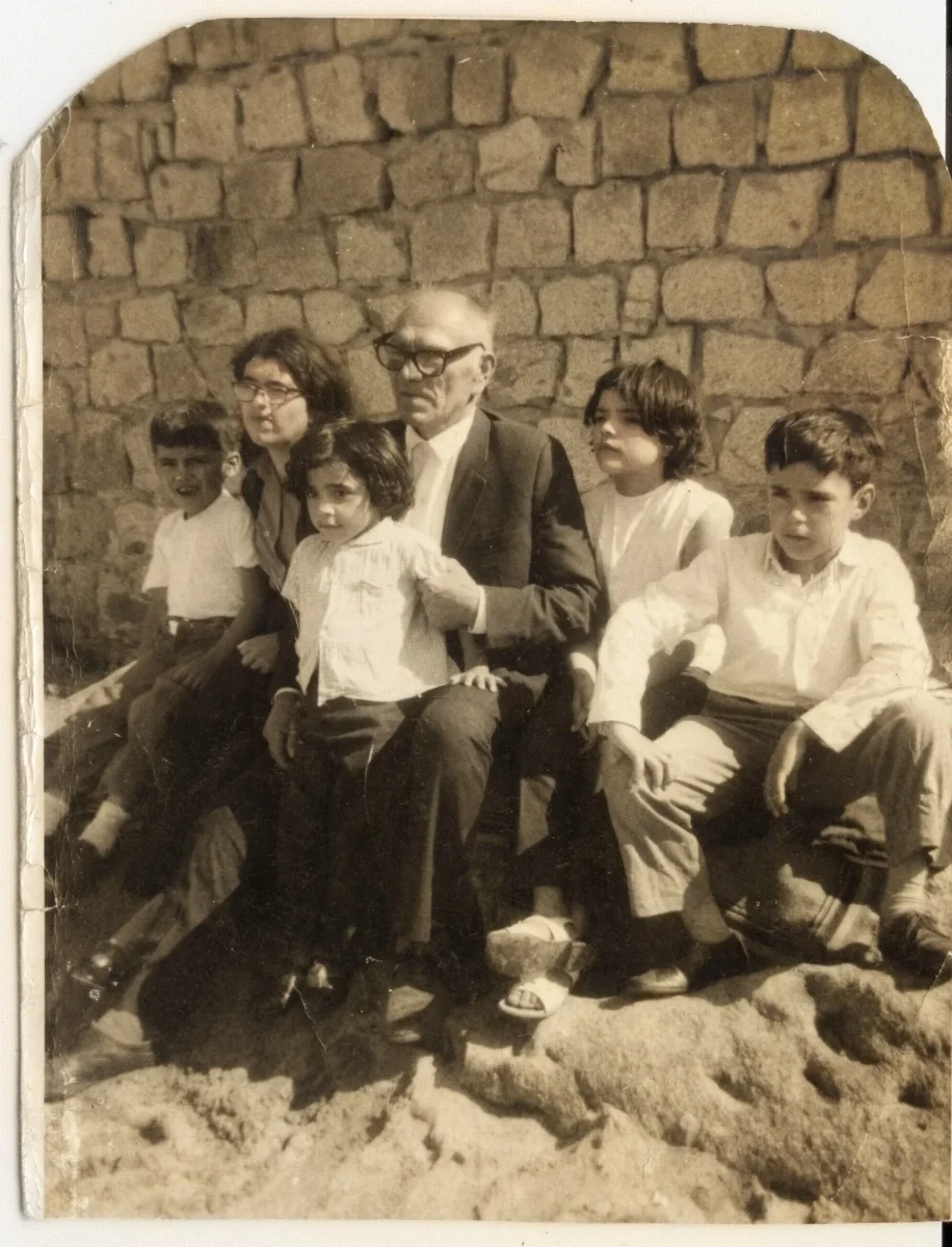 Familia Gallardo Ortega — Calle Larga — 1970 | Chile de Ayer