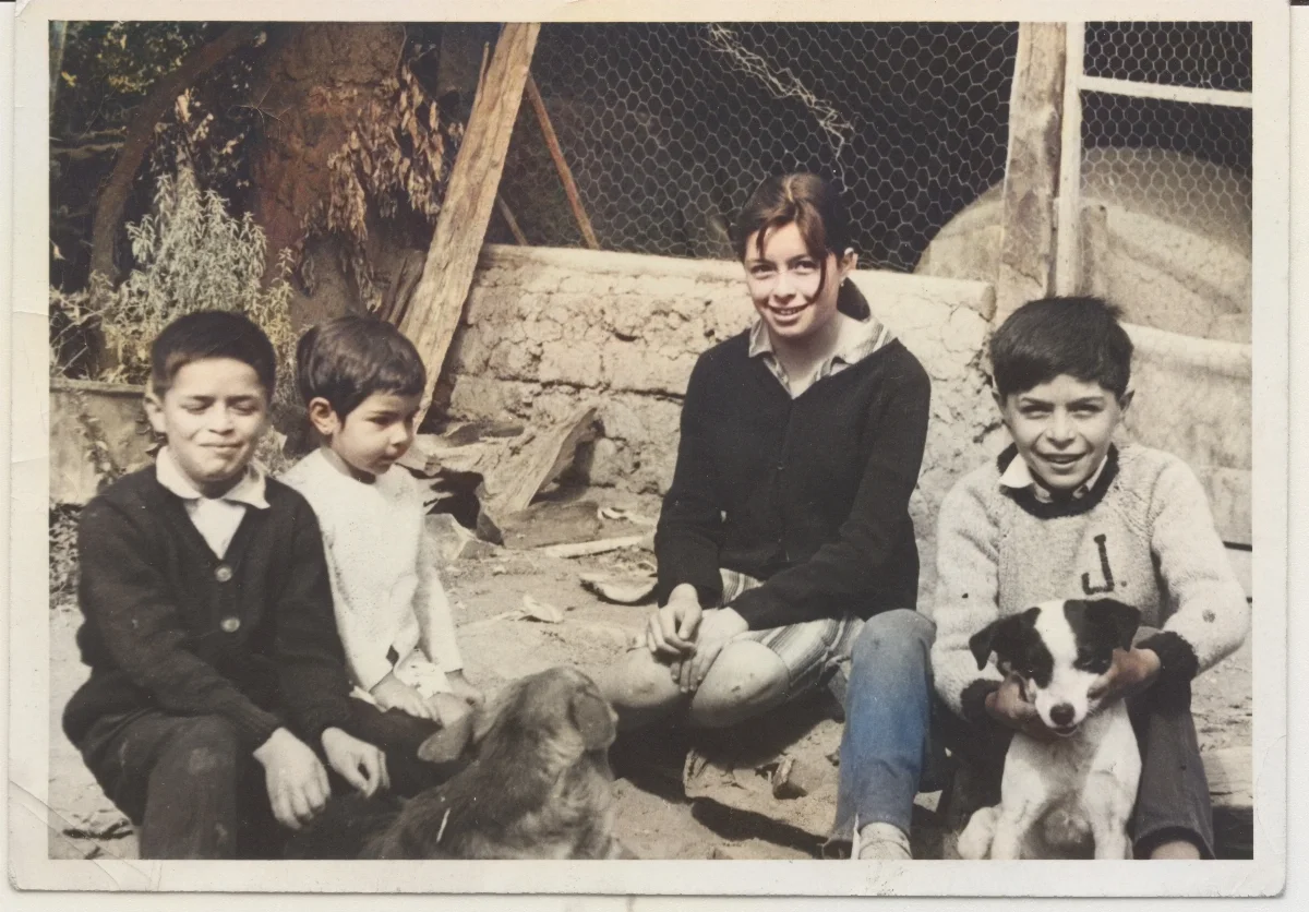 Hermanos Familia Contreras Vergara — Pocuro — 1966 | Chile de Ayer