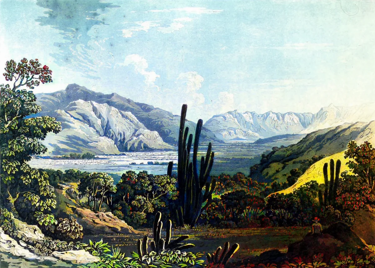 Desde el pie de la cuesta de Prado — aprox. 1824–1930 | Chile de Ayer