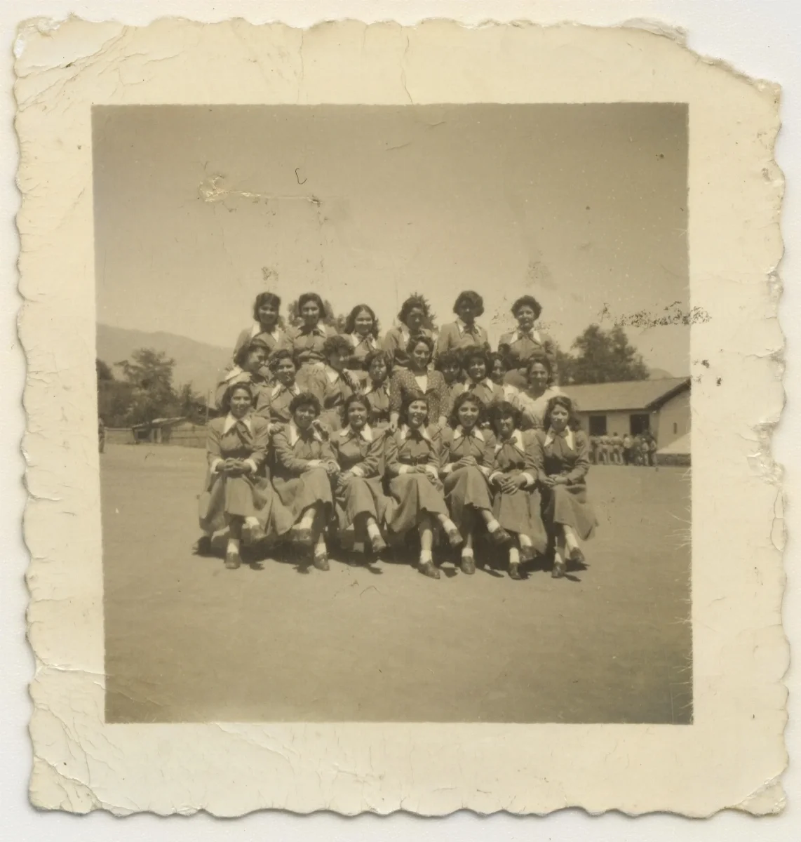 Compañeras de curso Instituto Agrícola Pascual Baburizza — Calle Larga — 1953 | Chile de Ayer