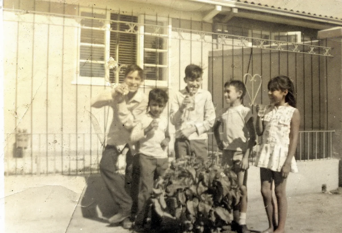 Niños amigos de la Familia — Los Andes — 1961 | Chile de Ayer