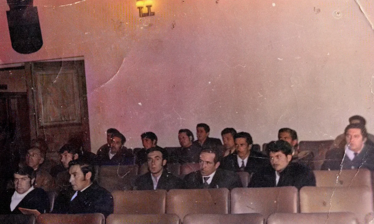 Reunión de funcionarios municipales — Los Andes — 1972 | Chile de Ayer