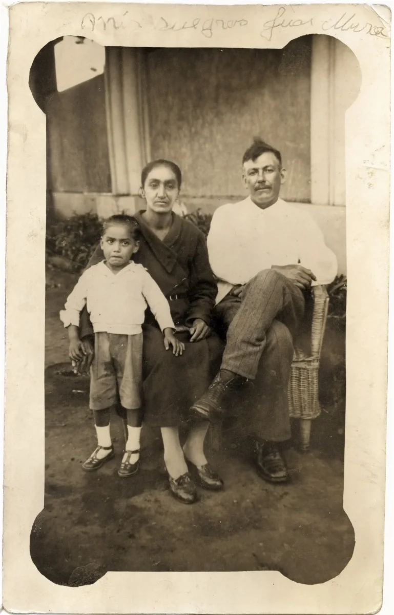 Familia Fernandez Mauna — Calle Larga — 1930 | Chile de Ayer