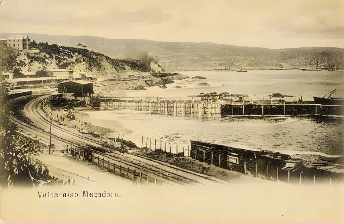 Antiguo Matadero de Valparaíso en Portales. — aprox. 1890–1930 | Chile de Ayer