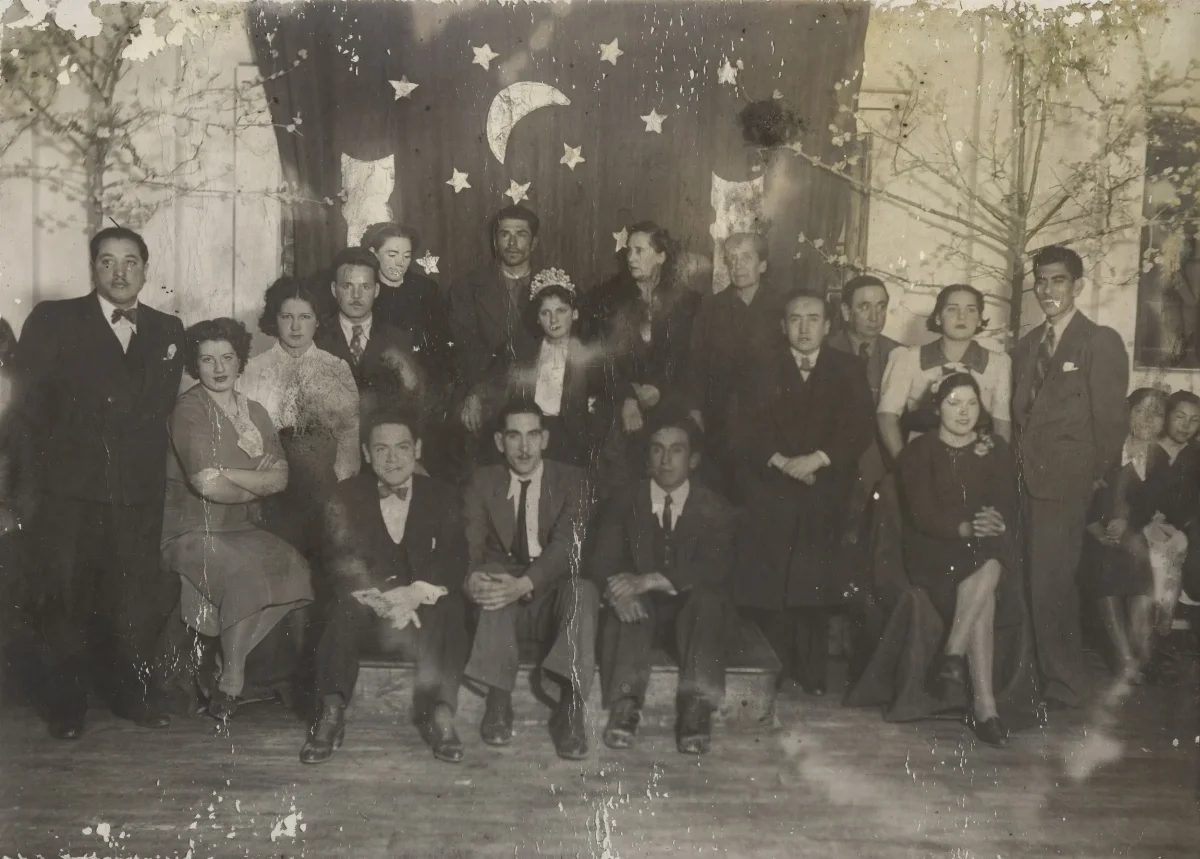 Directorio del Centro Cultural y Deprotivo San Vicente — Calle Larga — 1930 | Chile de Ayer