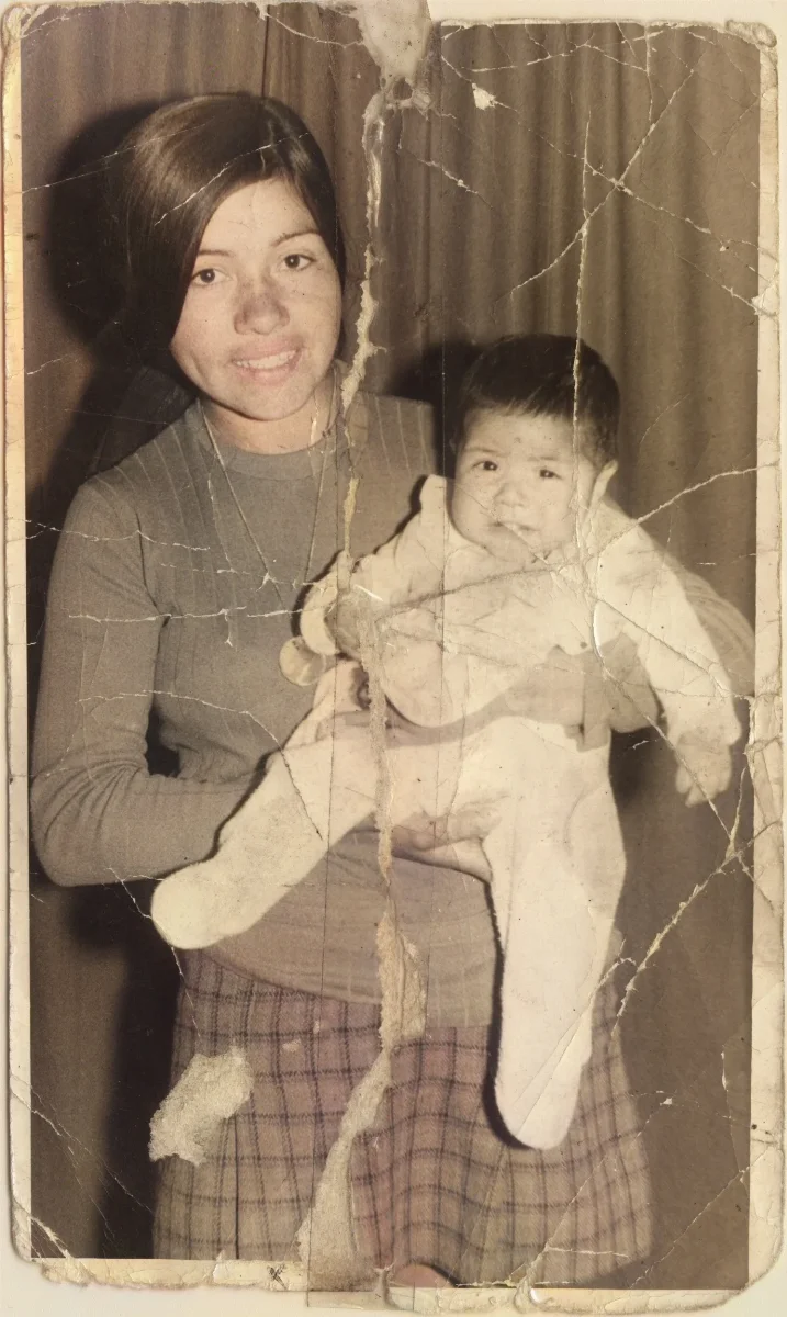 Fotografía Madre e hija — Calle Larga — 1974 | Chile de Ayer