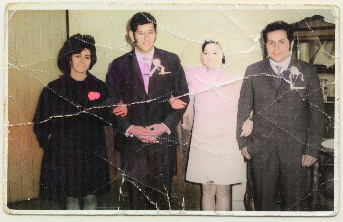 Fiesta de Matrimonio Santibañez Salinas — Calle Larga — 1963 | Chile de Ayer