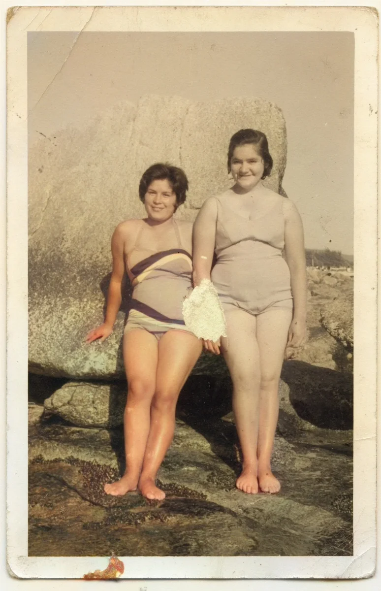 Recuerdo de paseo a la playa — 1966 | Chile de Ayer