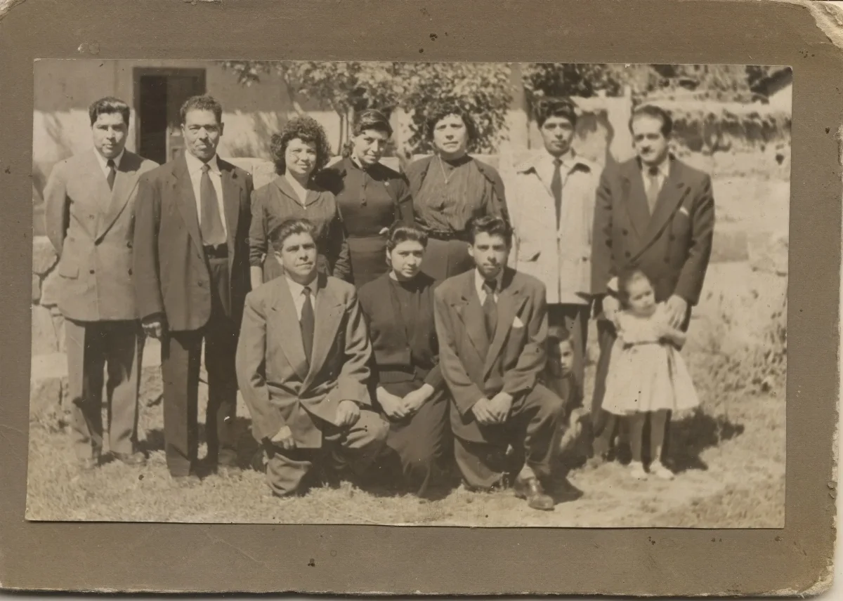 Familia Vergara Berríos — Pocuro — 1957 | Chile de Ayer