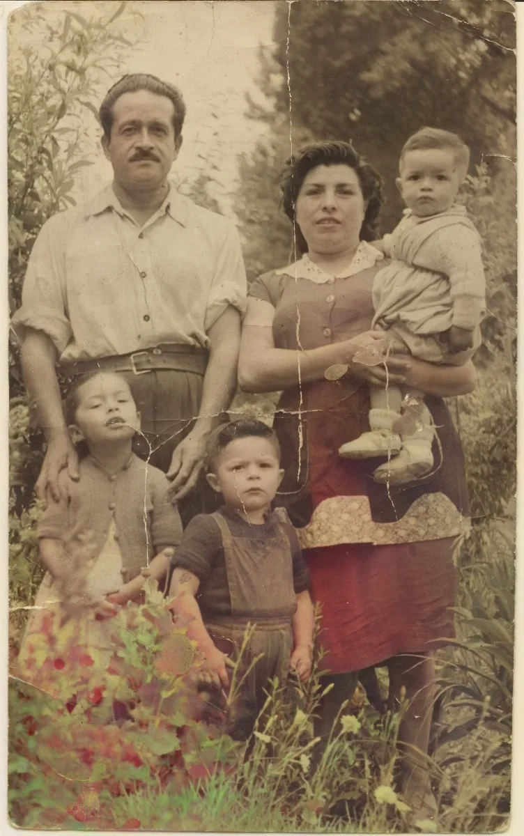 Familia Contreras Vergara — Pocuro — 1960 | Chile de Ayer