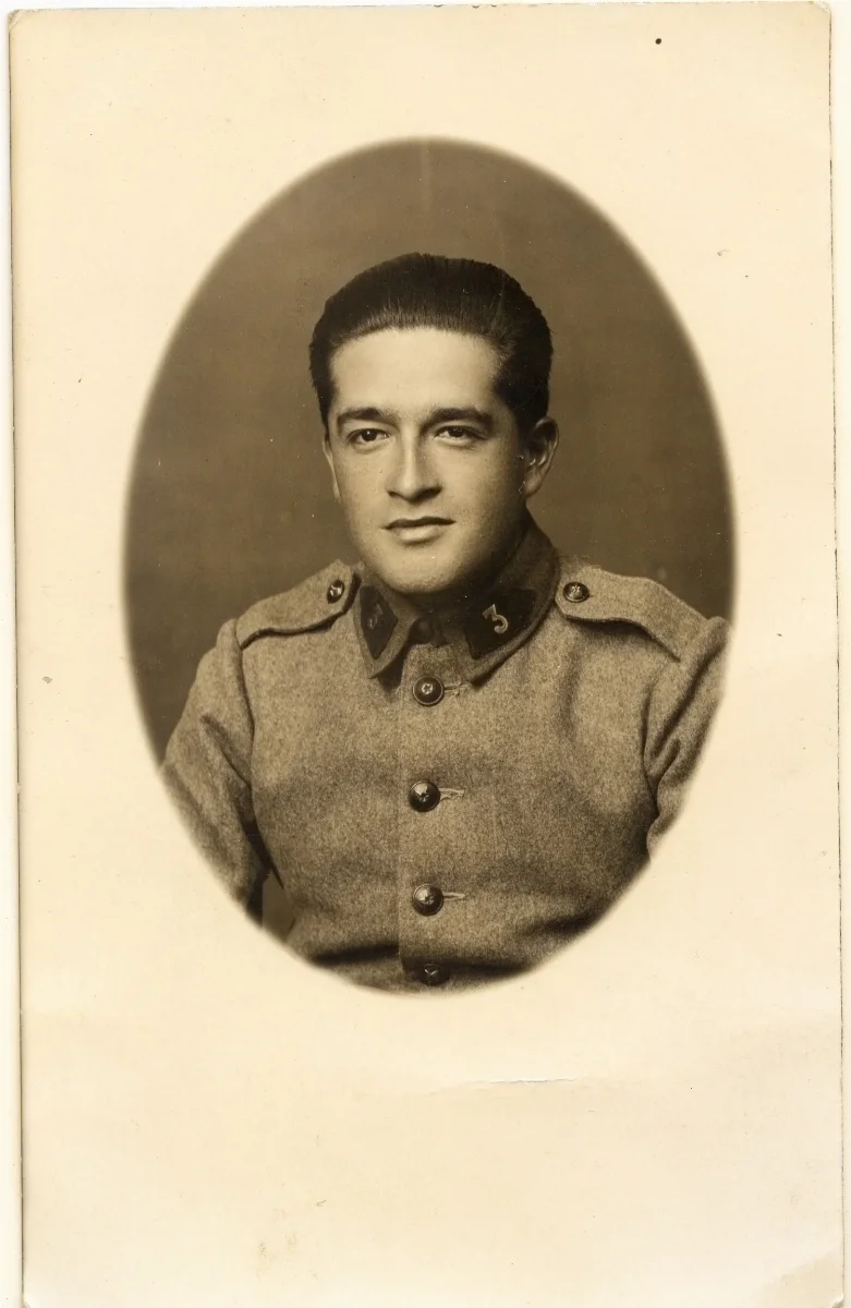 Jven en Servicio Militar — Los Andes — 1938 | Chile de Ayer