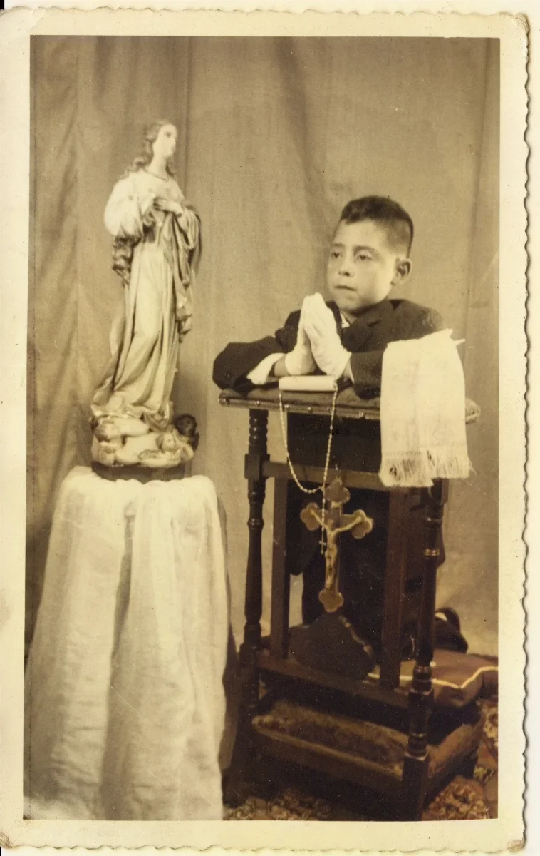 Recuerdo de Primera Comunión — Calle Larga — 1960 | Chile de Ayer