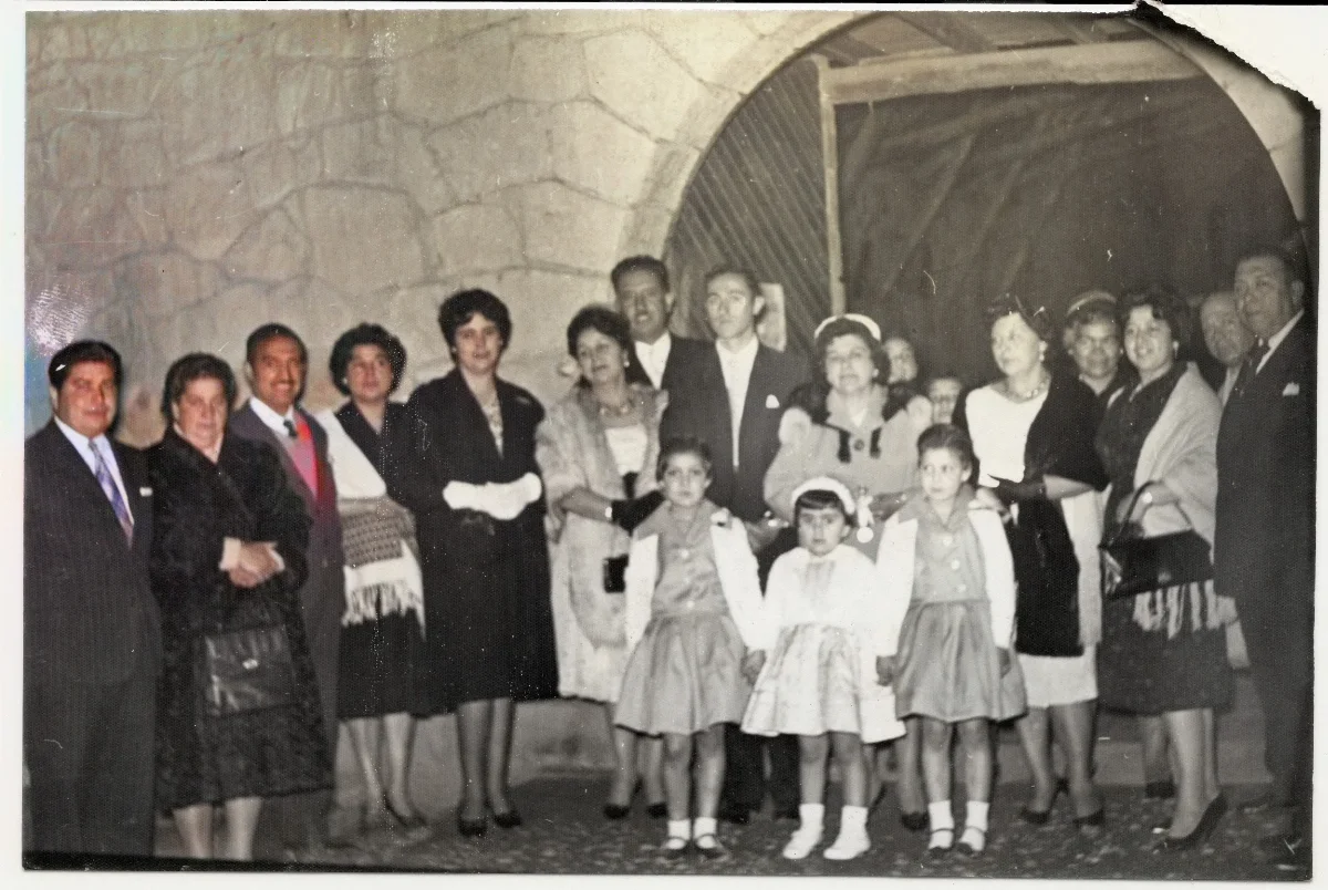 Familiares invitados al matrimonio — Pocuro — aprox. 1960 | Chile de Ayer