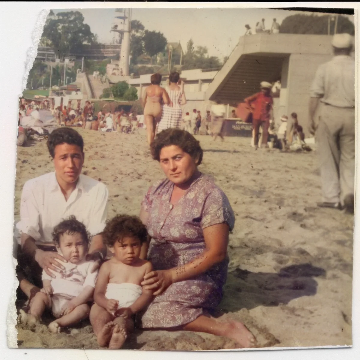 Paseo a la playa — aprox. 1960 | Chile de Ayer
