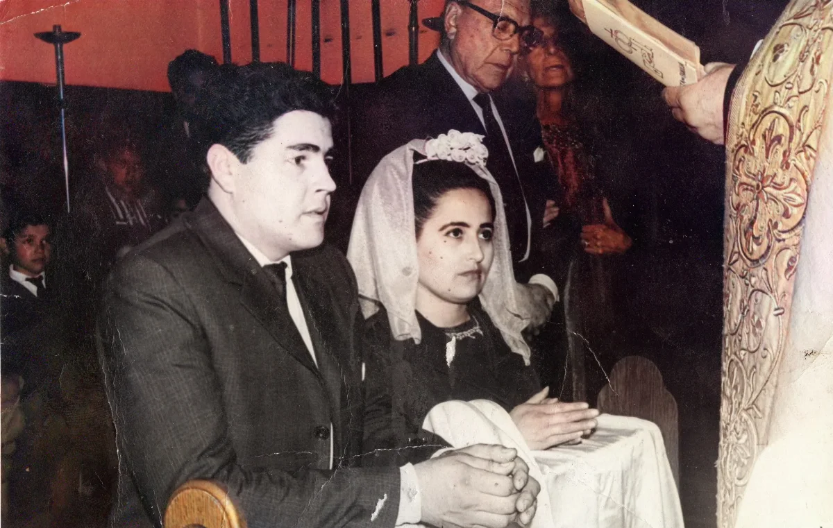 Matrimonio Ahumada Vergara — 1959 | Chile de Ayer