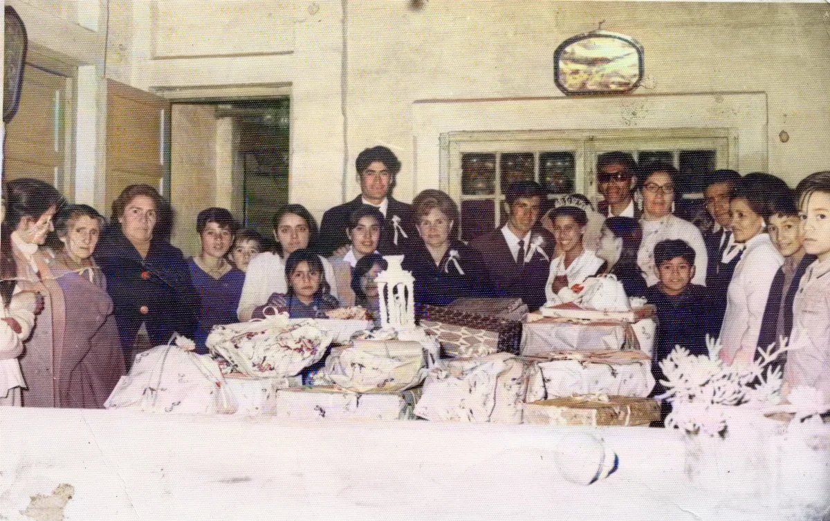 Matrimonio Reinoso Valenzuela — Calle Larga — 1969 | Chile de Ayer