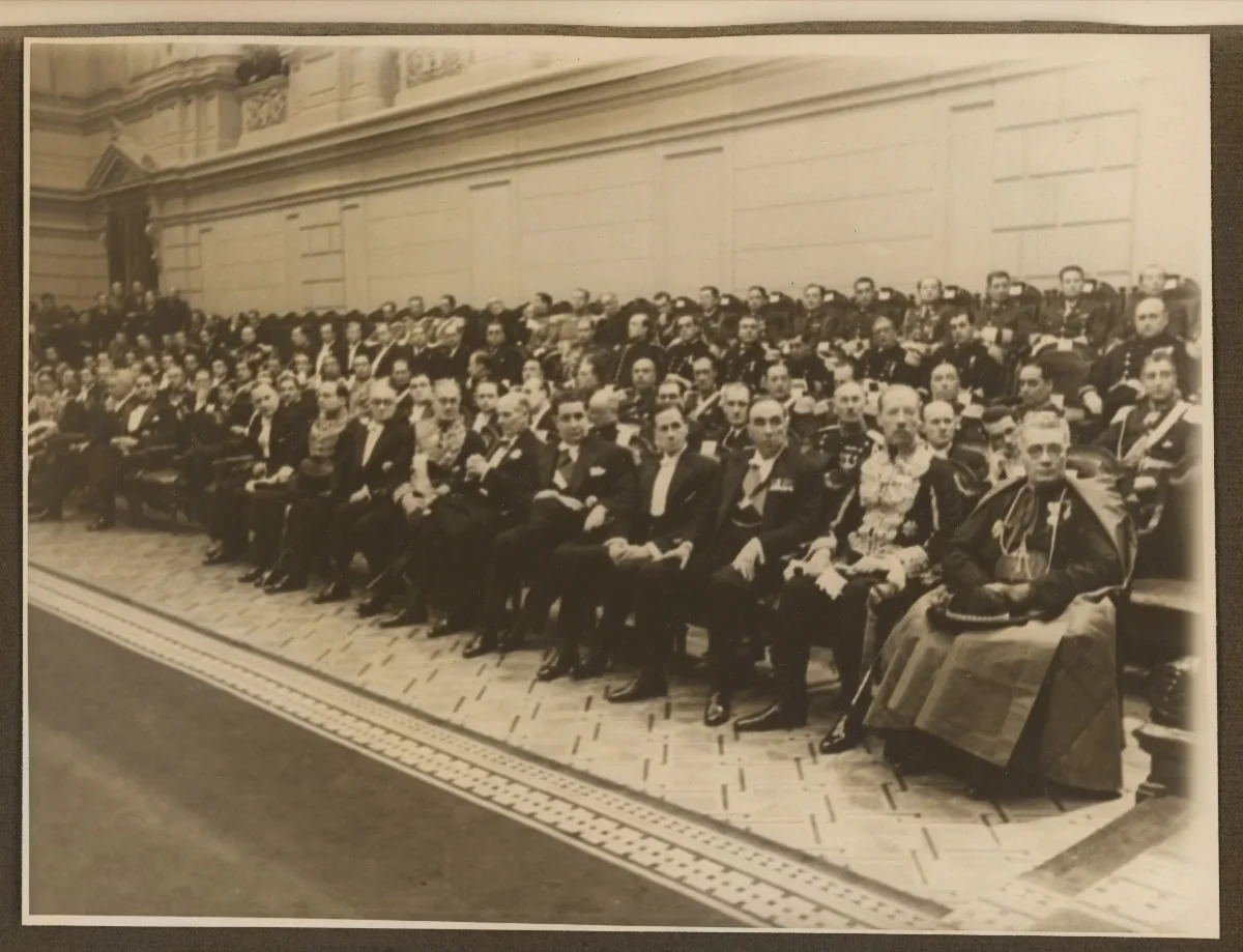 Recepecion del presiente ne la casa de gobierno — Santiago — 1938 | Chile de Ayer