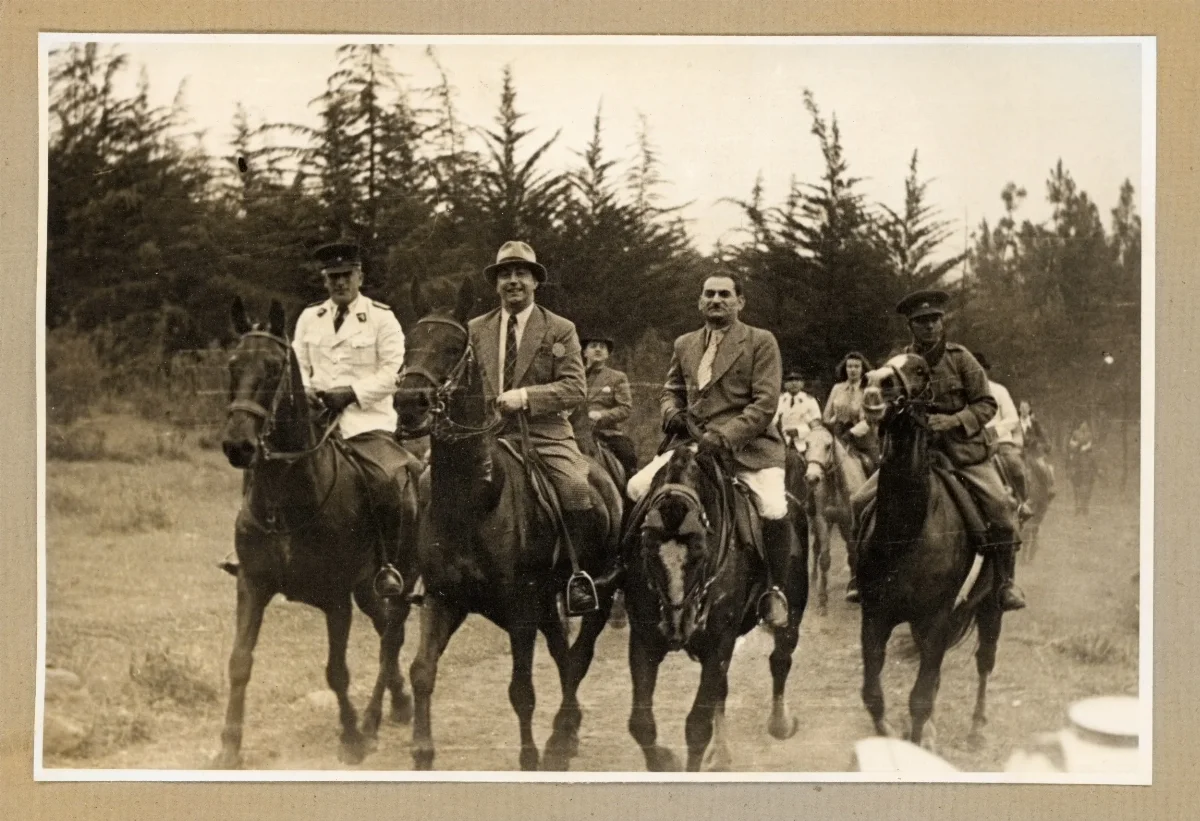 Presidente Pedro Aguirre Cerda en acto de conmemoración del Día de la Raza — 1939 | Chile de Ayer