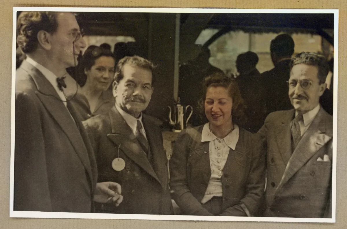 Presidente Pedro Aguirre Cerda en acto conmemorativo del Día de la Raza — 1939 | Chile de Ayer