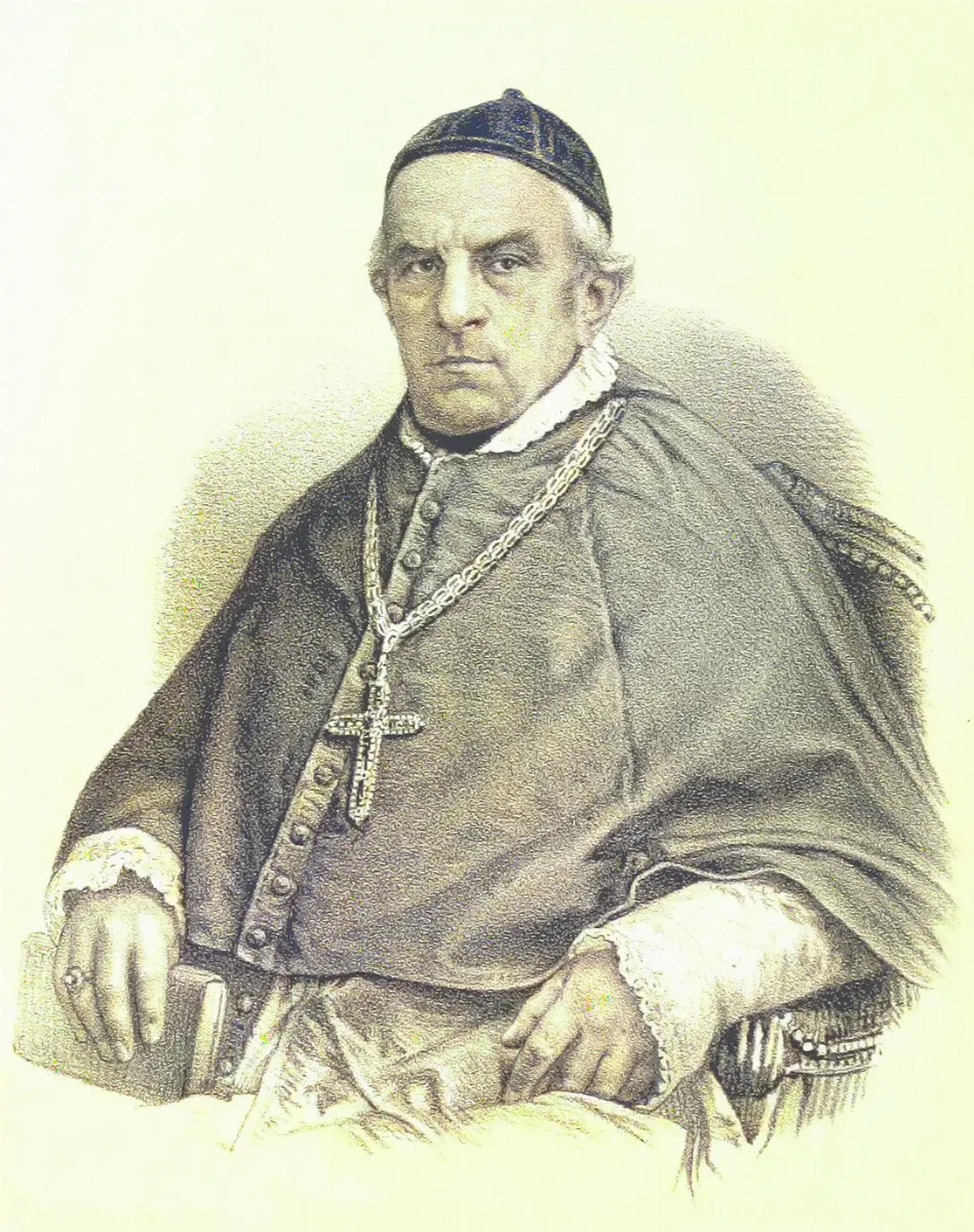 Arzobispo Rafael Valentín Valdivieso — 1872 | Chile de Ayer
